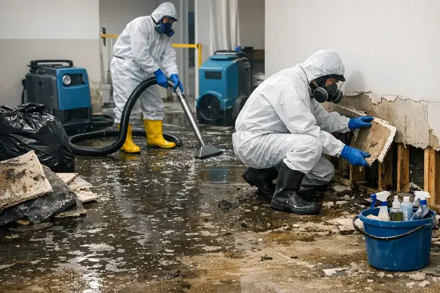 Category 3 black water backup cleanup in an Enfield, CT home